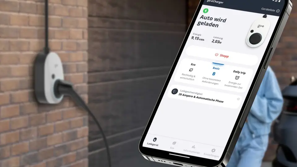 Wallbox mit App-Steuerung -go-eCharger App