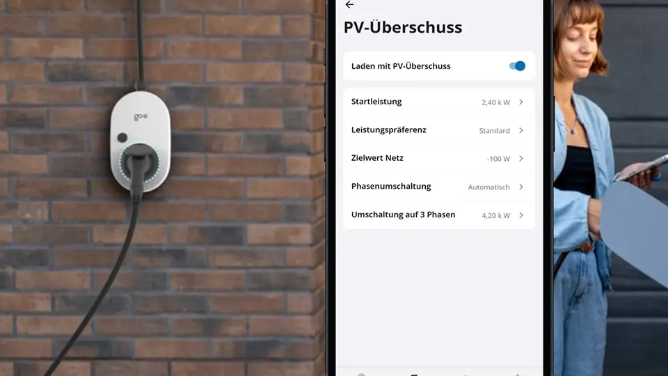 neue go-e App fuer PV-Uberschussladen