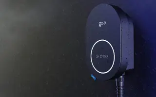 go-e Charger PRO im Regen - wetterfestes neue Wallbox von go-e