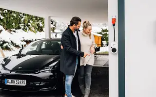 go-e Charger Gemini Flex mit Tesla Model 3