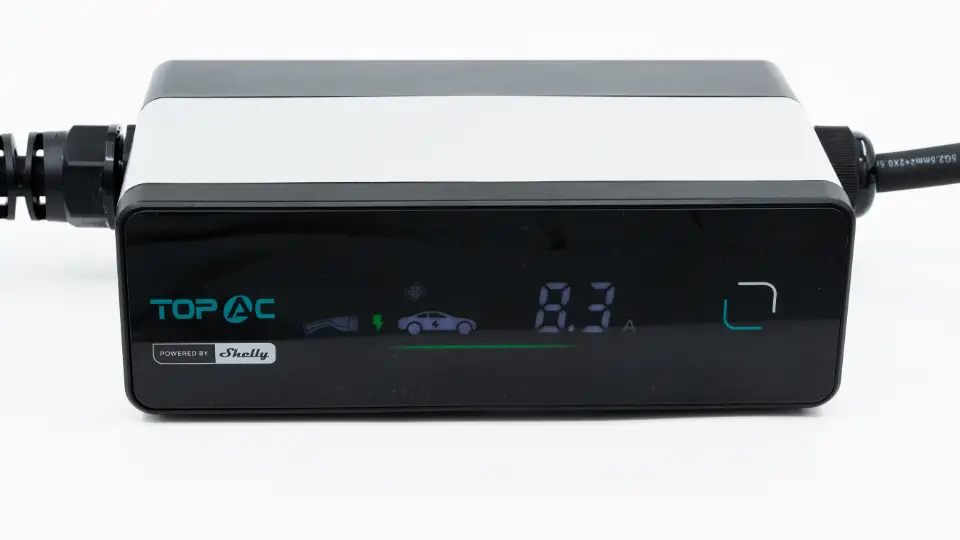 Shelly Wallbox mit Anzeige