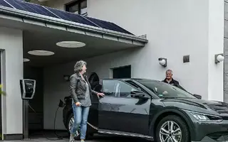 Wallbox mit Wetterschutz für den Einsatz im Freien