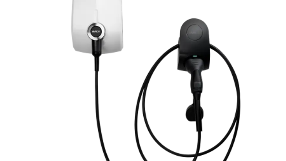 EVBox Elvi mit optionaler Kabelhalterung
